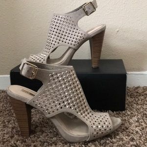 Jennifer Lopez Open Toe Heels